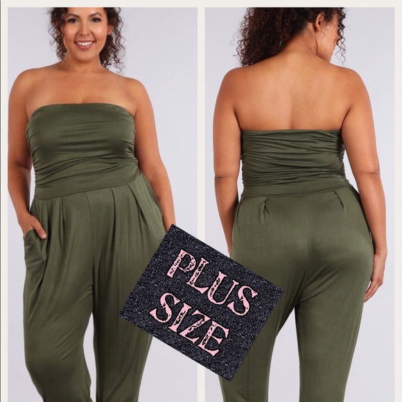 🤩Olive Green Jumpsuit🤩 - Picture 2 of 5